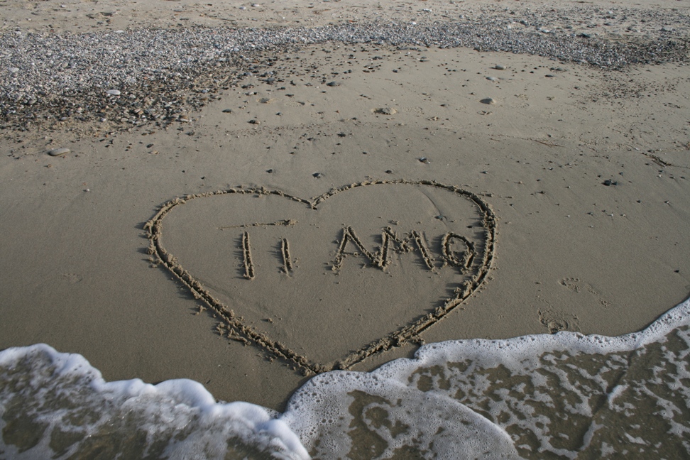 Ti amo sulla sabbia: verbi in -are. Verbi della prima coniugazione
