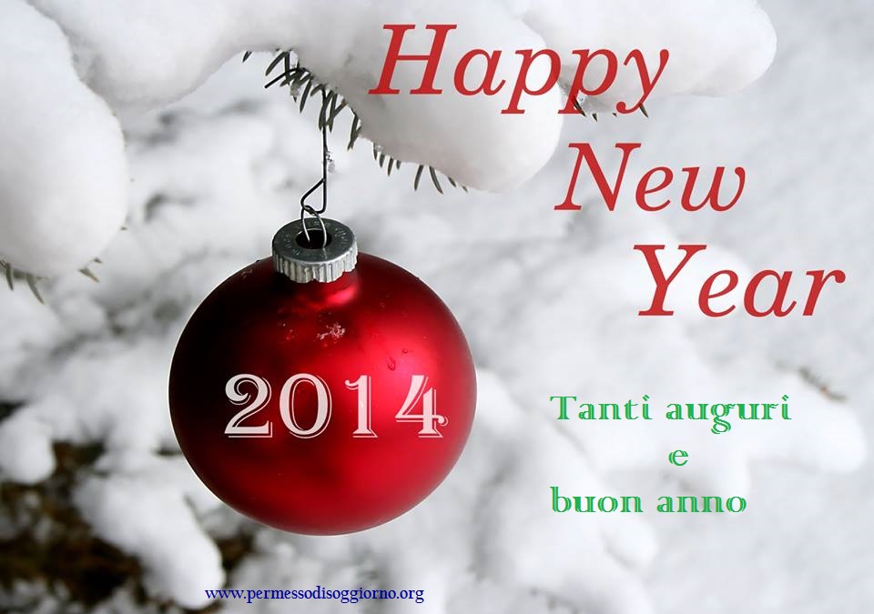 Happy new year - Buon anno dal sito permessodisoggiorno.org