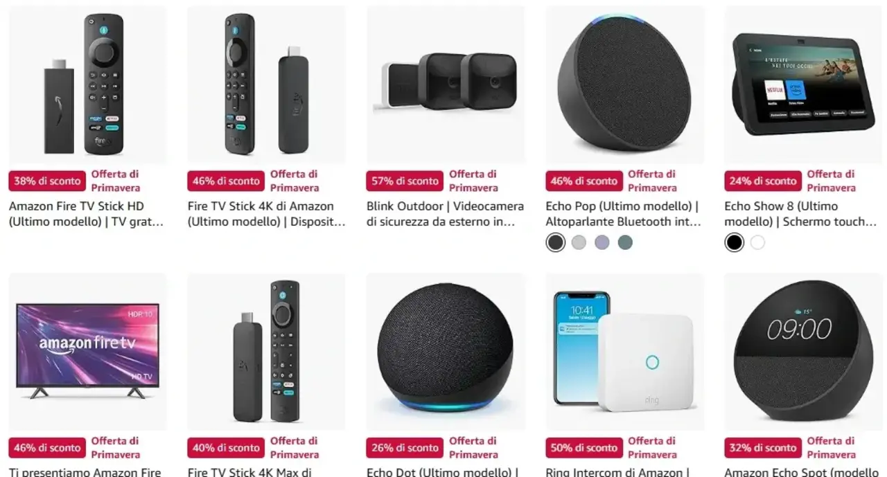 Risparmiare online con la Festa delle offerte di Primavera su Amazon
