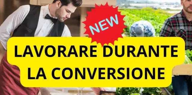 Lavorare durante la conversione del permesso di soggiorno da lavoro stagionale a lavoro non stagiona