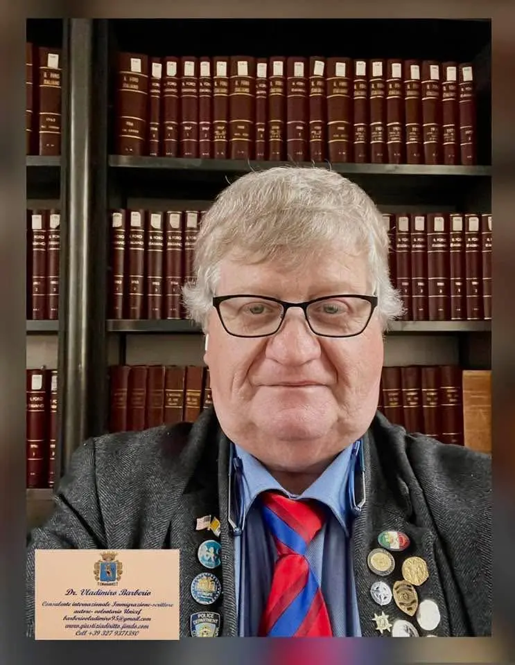 Vladimiro Barberio Scrittore e Consulente Immigrazione