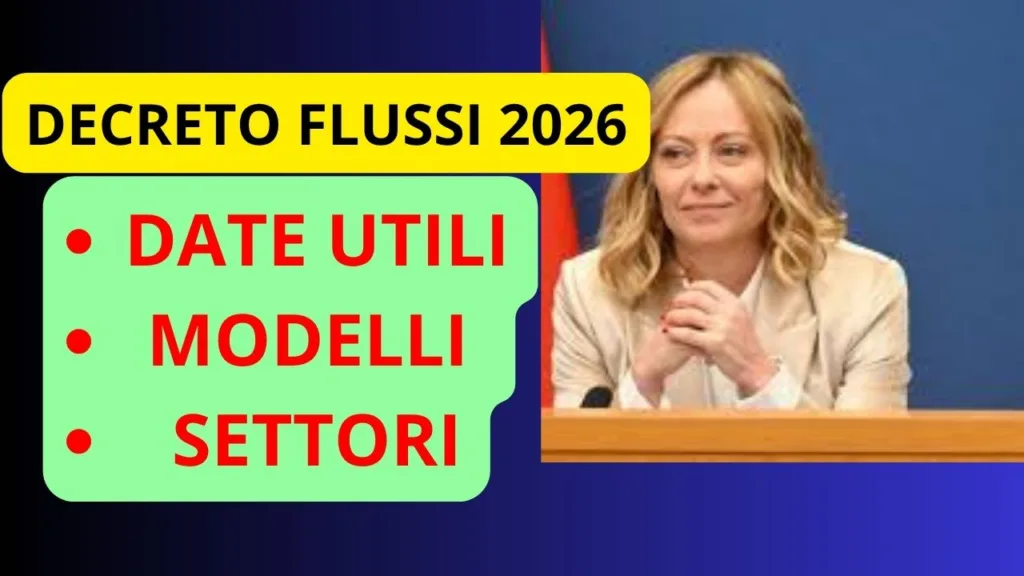 Date di precomilazione e modelli da utilizzare e date click day per inviare le domande nel decreto flussi 2026