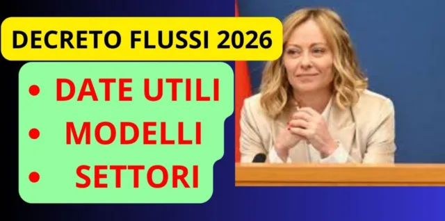 Date di precomilazione e modelli da utilizzare e date click day per inviare le domande nel decreto flussi 2026