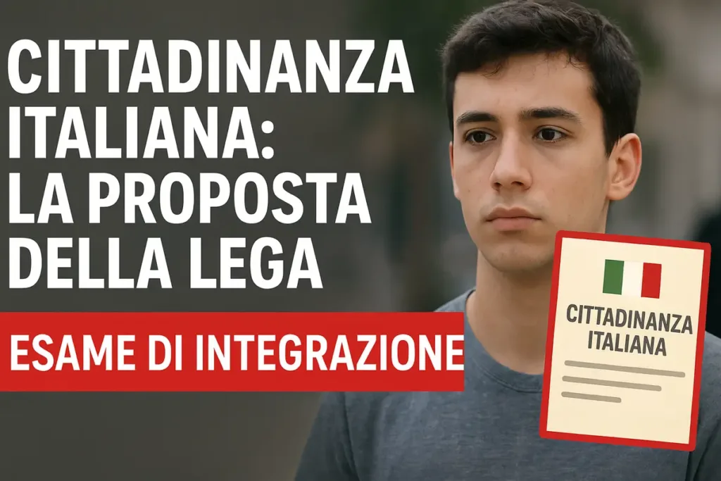CITTADINANZA ITALIANA LA NUOVA PROPOSTA DELLA LEGA CON ESAME DI INTEGRAZIONE
