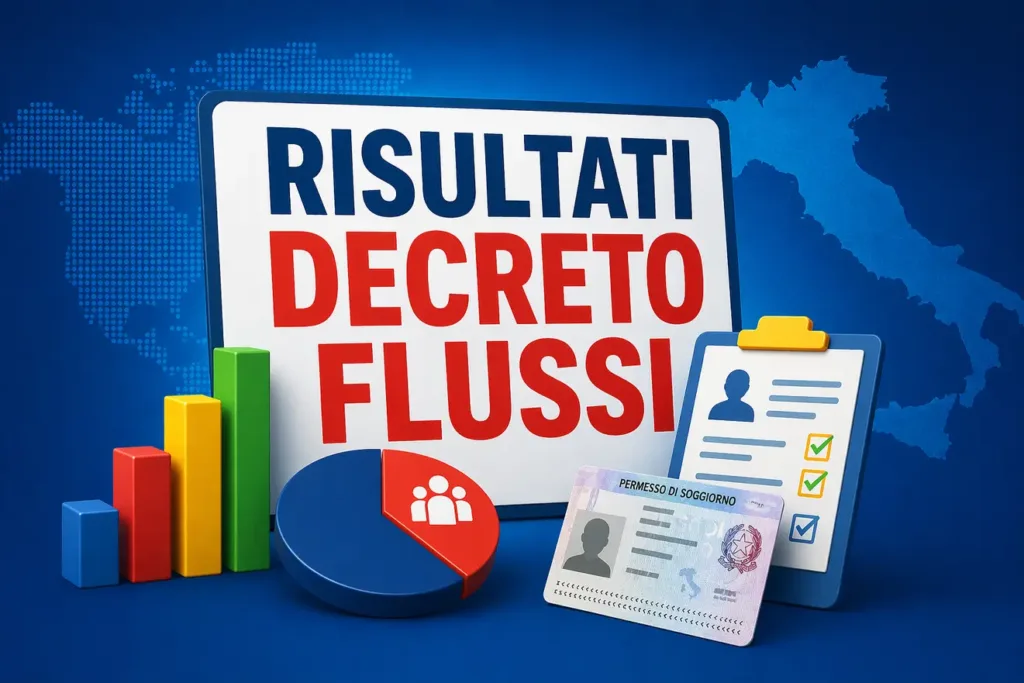 I risultati del decreto flussi ripartiti per regione e provincia fino al permesso di soggiorno