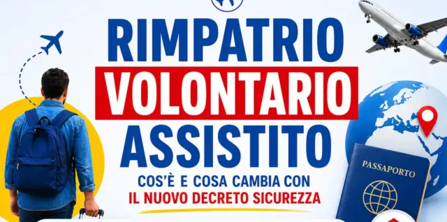 Rimpatrio volontario assistito nel nuovo decreto sicurezza 2026 per chi non ha permesso di soggiorno in Italia