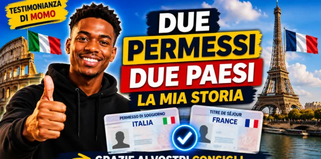 Testimonianza di Momo su come vivere e lavorare in Francia con un permesso di soggiorno UE italiano finale