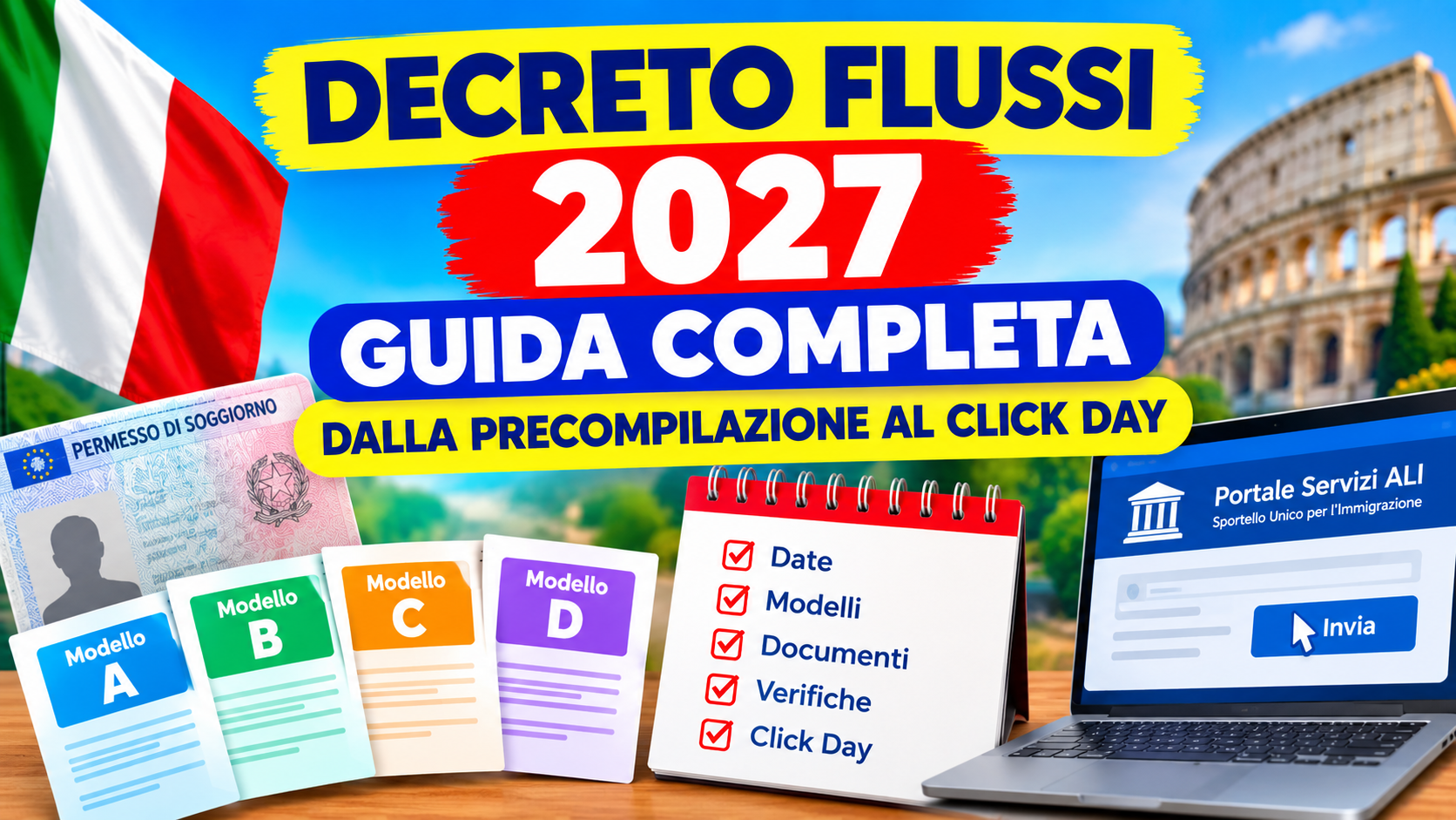 Guide Decreto Flussi 2027 in Italia dalla precompilazione al click day modelli e date per chiedere il nulla osta al lavoro